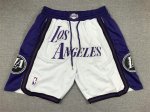 NBA Los Angeles Lakers 22-23 city shorts blanc